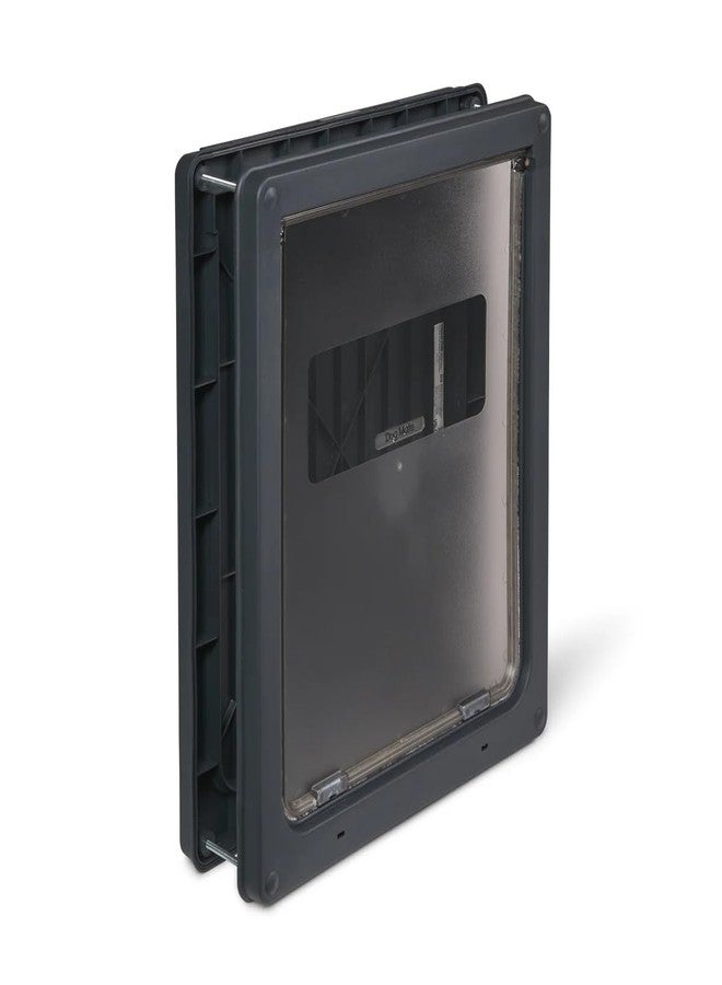 Dog Mate Lockable Large Dog Door (216G) - Flap for Large Dogs and Cats, for UPVC, Wall and Wood, Securely Designed for Your Pets, Grey - Image 5